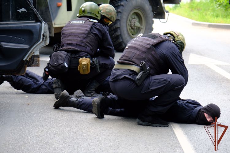 В Йошкар-Оле сотрудники Росгвардии приняли участие в антитеррористическом учении