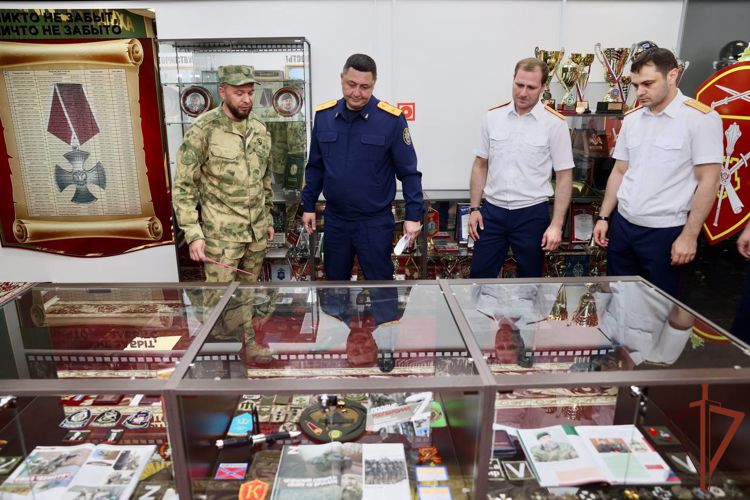 Управление Росгвардии по Чеченской Республике поддержало всероссийский патриотический проект Следственного комитета России