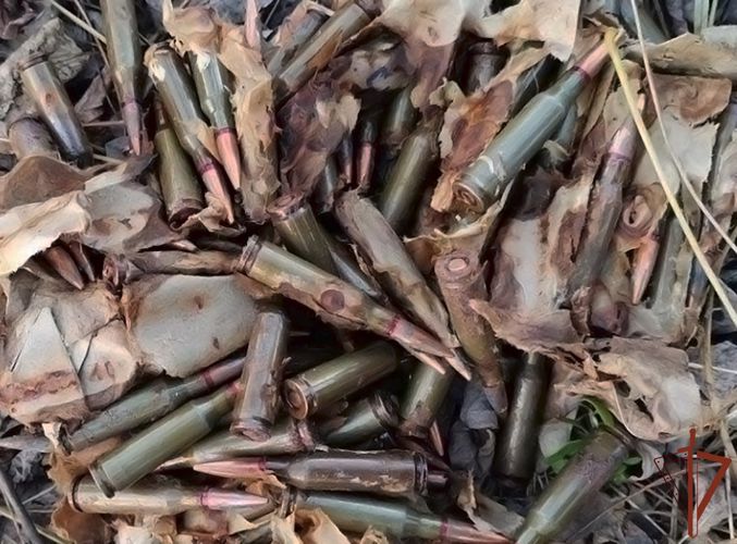 В Ингушетии военнослужащие из состава ОГВ(с) уничтожили старые тайники с боеприпасами