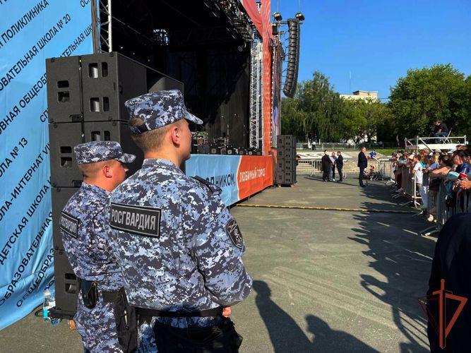 Росгвардия обеспечила правопорядок во время проведения мероприятий, состоявшихся на Урале 