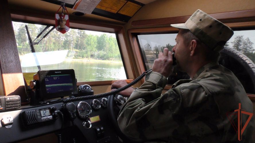 В Уральском округе Росгвардии прошел рейдовый сбор с дивизионом сторожевых катеров (видео)