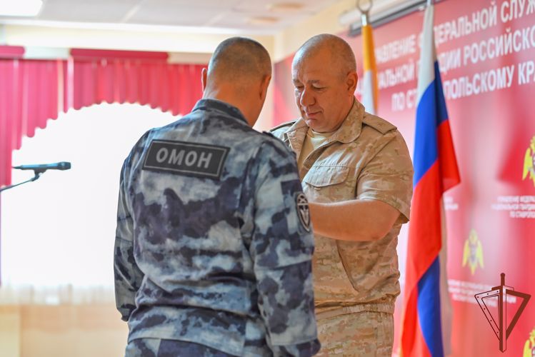 Ставропольский ОМОН Росгвардии отметил 31-ю годовщину со дня образования