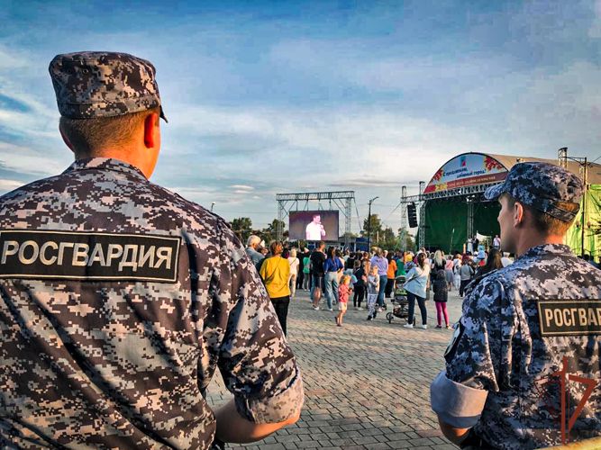 Росгвардия обеспечила правопорядок во время проведения массовых мероприятиях в Сибири