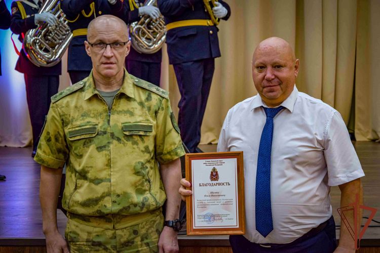 В Северо-Западном округе Росгвардии состоялось торжественное собрание посвященное 55 годовщине организационно-штатных подразделений