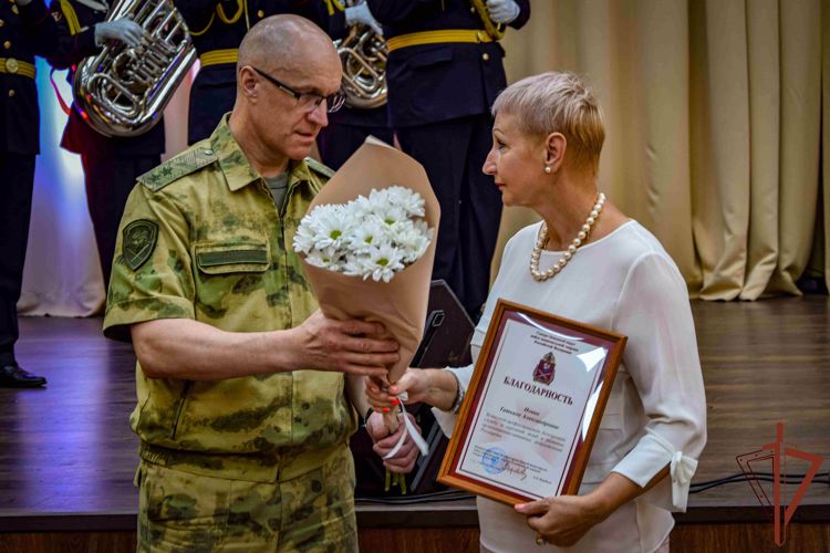 В Северо-Западном округе Росгвардии состоялось торжественное собрание посвященное 55 годовщине организационно-штатных подразделений