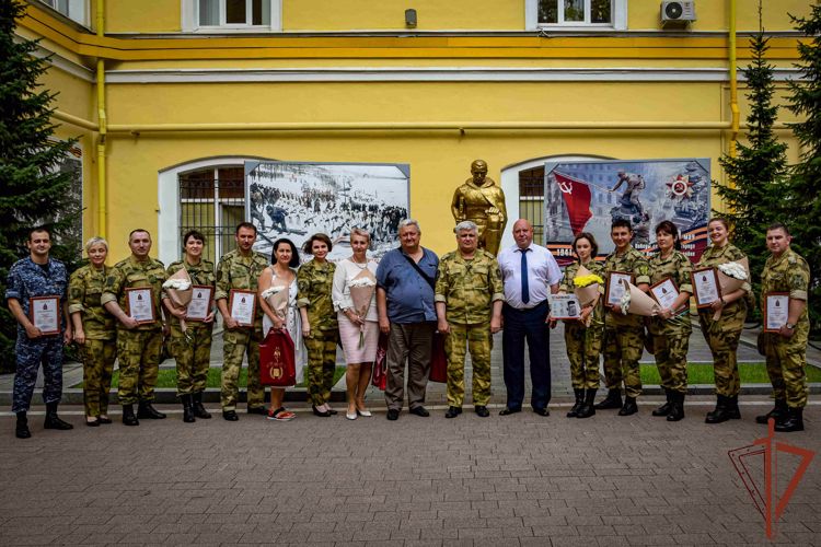 В Северо-Западном округе Росгвардии состоялось торжественное собрание посвященное 55 годовщине организационно-штатных подразделений