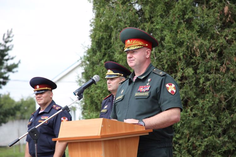 Личному составу подольского ОМОН "Русич" представлен новый командир отряда