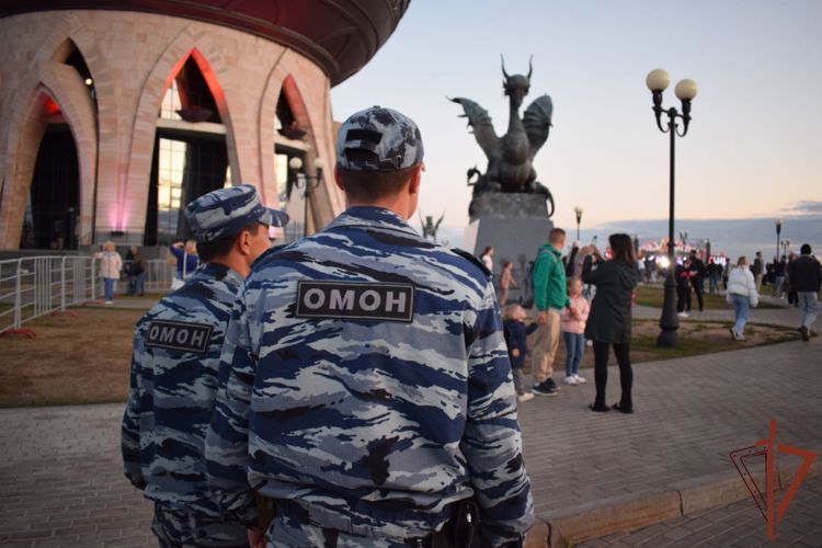 Росгвардейцы выполнили задачи по обеспечению безопасности участников празднования Дня Республики Татарстан