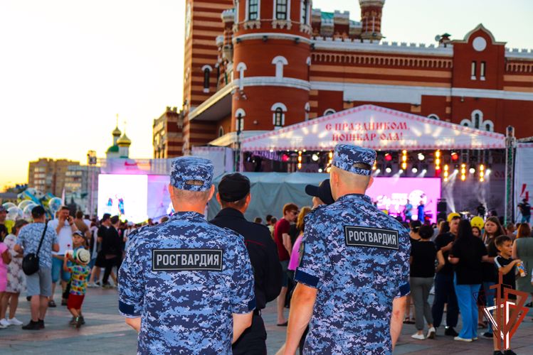 Росгвардия обеспечила правопорядок во время празднования Дня города Йошкар-Ола
