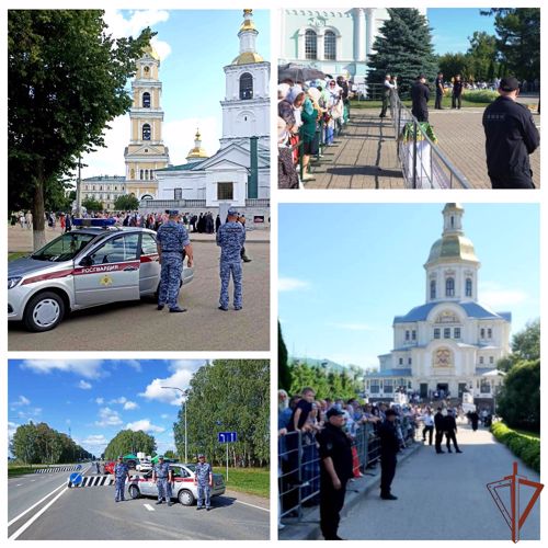Росгвардия обеспечила правопорядок во время религиозных торжеств в Дивеево