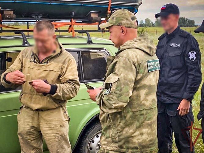 В охотничьих угодьях Сибири продолжаются проверочные рейды при участии Росгвардии
