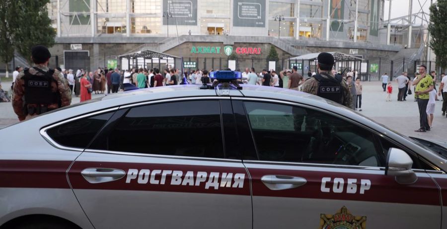 Росгвардия обеспечила правопорядок на футбольном матче РПЛ «Ахмат» - «Краснодар»