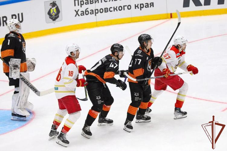 Росгвардия обеспечила безопасность международного хоккейного матча в Хабаровске