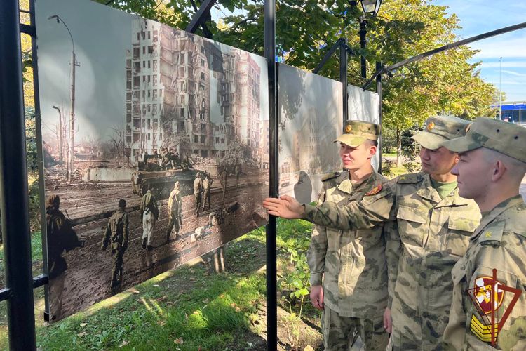 Курсанты саратовского военного института Росгвардии прошли стажировку в Чеченской Республике