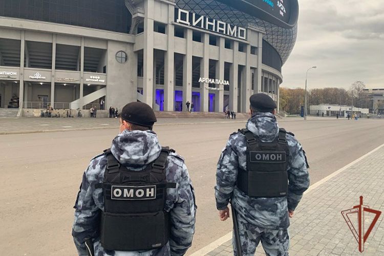 Росгвардия обеспечила безопасность матча «Динамо» - «Спартак» в Москве