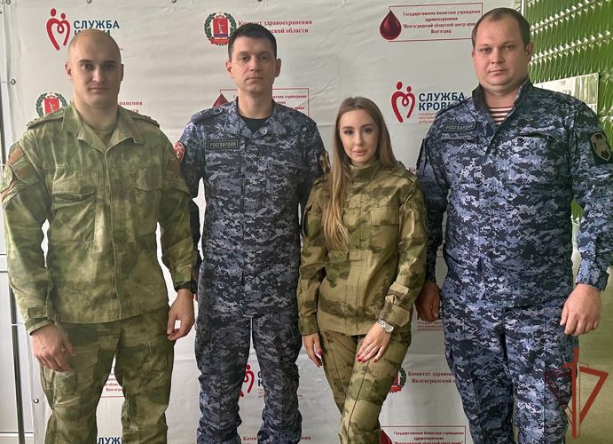 Росгвардейцы из Волгограда поддержали ведомственную акцию «От сердца к сердцу» (видео)