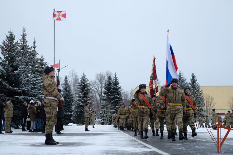 В Софринской бригаде Центрального округа Росгвардии состоялась церемония принятия военной присяги