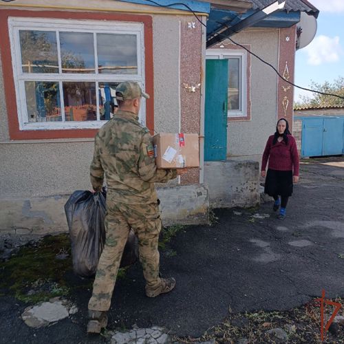 Росгвардейцы провели благотворительную акцию для сельских жителей в ДНР