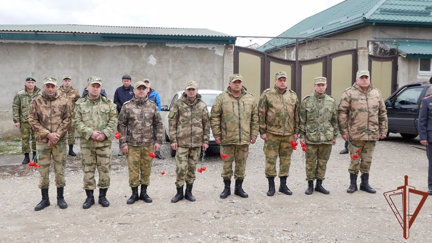 Увековечена память погибшего военнослужащего Росгвардии в Кабардино-Балкарии