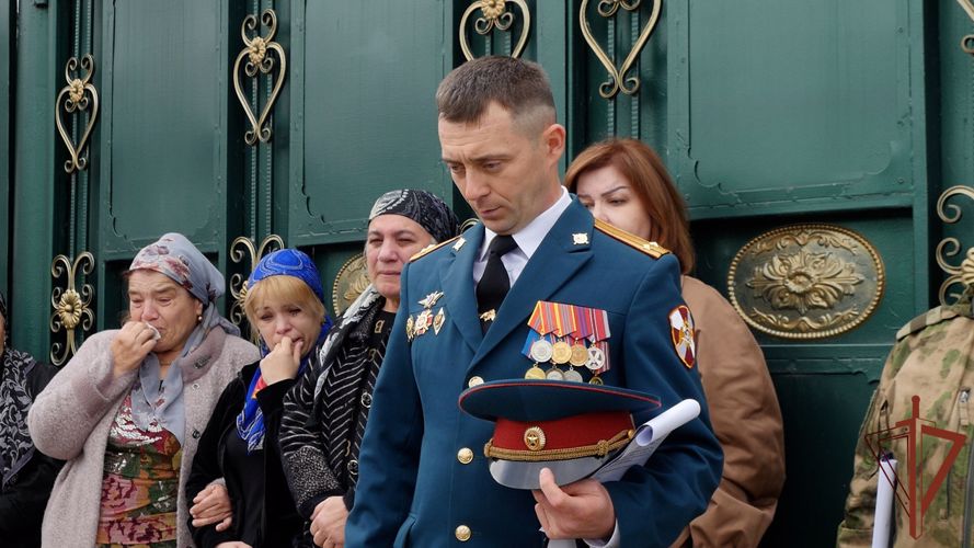 Увековечена память погибшего военнослужащего Росгвардии в Кабардино-Балкарии
