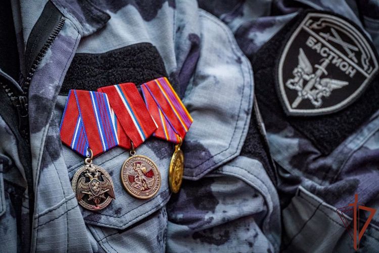 В Санкт-Петербурге поздравили личный состав ОМОН «Бастион» Росгвардии с 35-летием со дня образования
