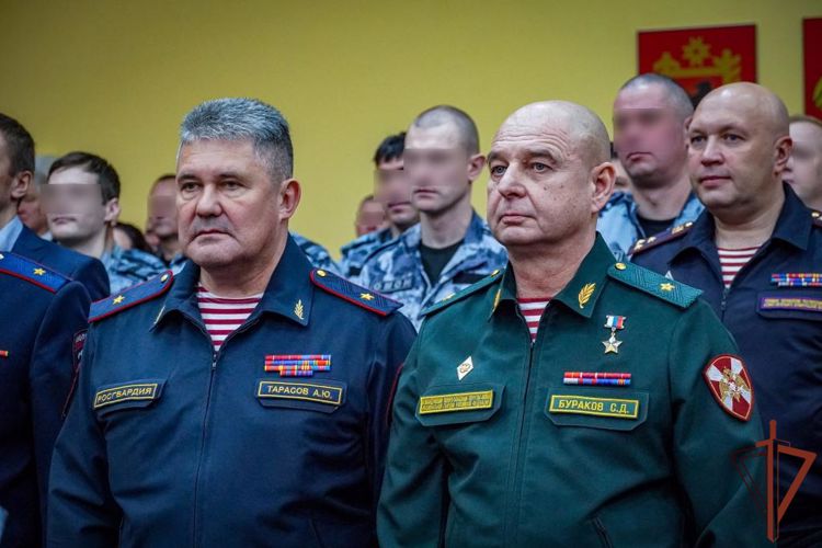 В Санкт-Петербурге поздравили личный состав ОМОН «Бастион» Росгвардии с 35-летием со дня образования