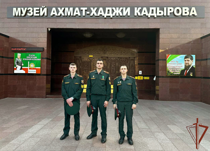 Стажировка курсантов Пермского военного института Росгвардии завершилась в Чеченской республике