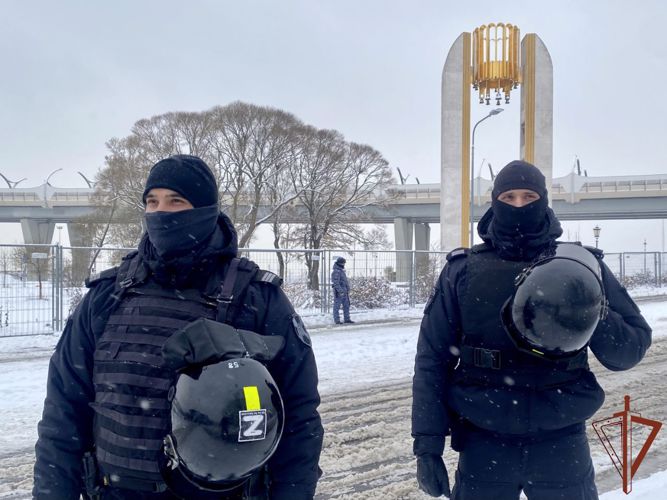Росгвардия обеспечила безопасность при проведении крупных спортивных событий в Санкт-Петербурге
