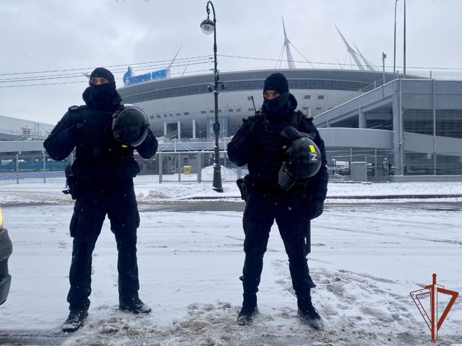 Росгвардия обеспечила безопасность при проведении крупных спортивных событий в Санкт-Петербурге