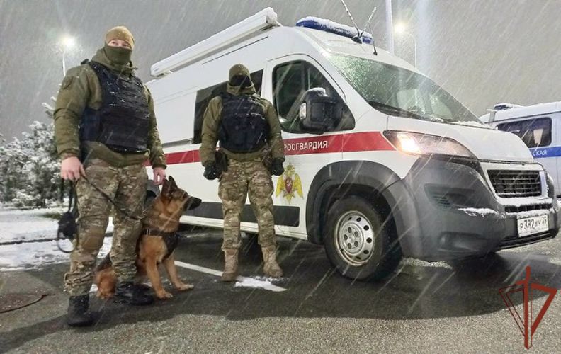 Росгвардейцы обеспечили безопасность матча РПЛ в Калининграде