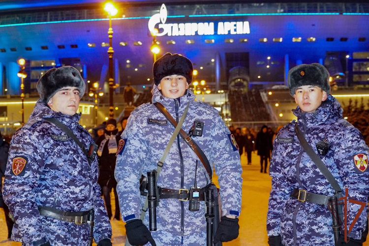 Росгвардия обеспечила безопасность при проведении крупных спортивных событий в Санкт-Петербурге