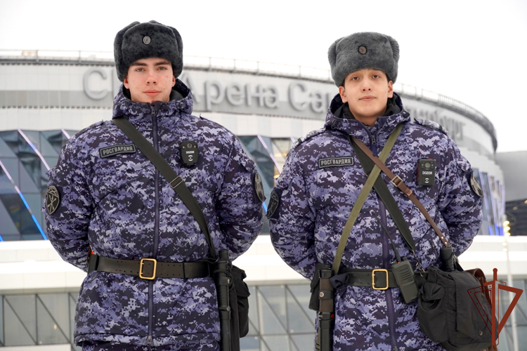 Росгвардейцы обеспечили безопасность первого хоккейного матча на «СКА-Арене» в Санкт-Петербурге