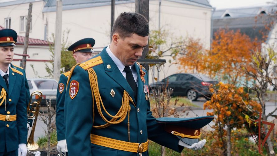 В Кабардино-Балкарии увековечили память военнослужащего Росгвардии