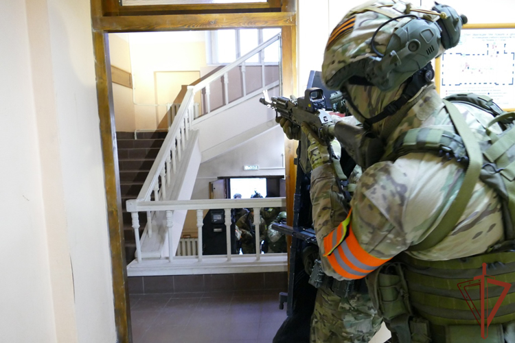 Росгвардия приняла участие в межведомственном учении в Томской области