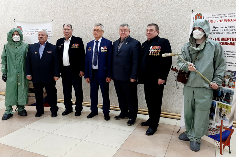 Ветераны войск правопорядка – ликвидаторы аварии на ЧАЭС отметили памятную дату в Курганской области 
