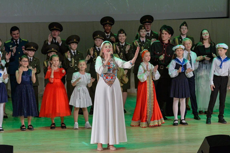 Участники фестиваля детской патриотической песни дали концерт в Главном управлении Росгвардии по Москве