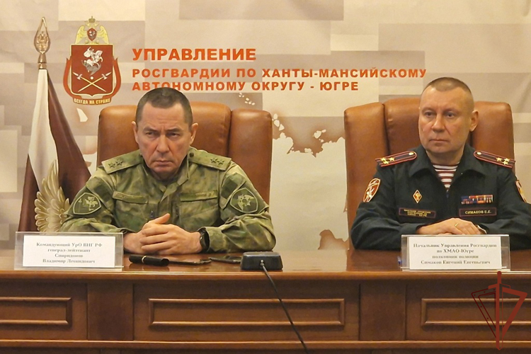 Командующий Уральским округом Росгвардии проверил дислоцированные в Югре подразделения
