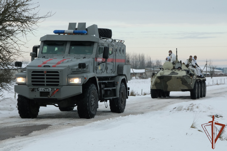 Росгвардия приняла участие в межведомственных учениях в Калининградской области