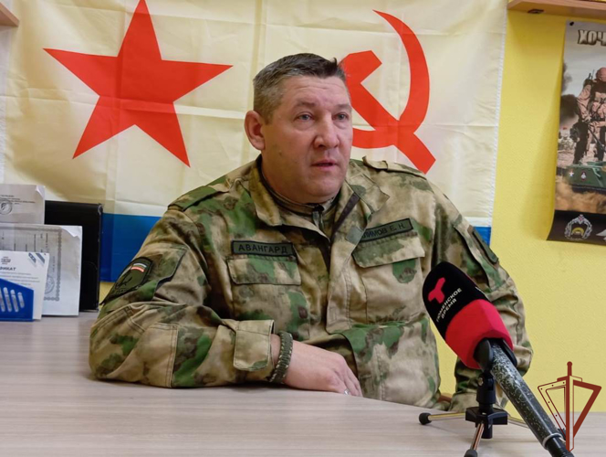 Ветеран Росгвардии стал участником медиа-проекта «Герои в погонах» в Тюмени
