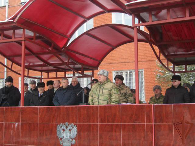 Годовщину образования воинской части Росгвардии отметили в Северной Осетии