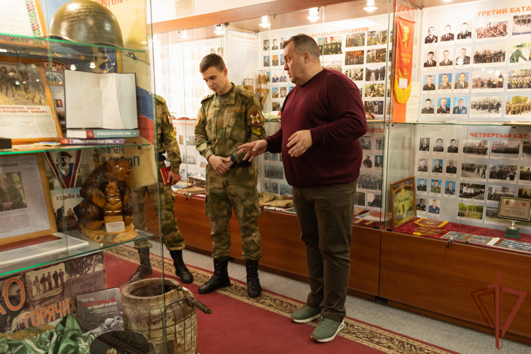 Музей Новосибирского военного института Росгвардии отмечает 45-летний юбилей