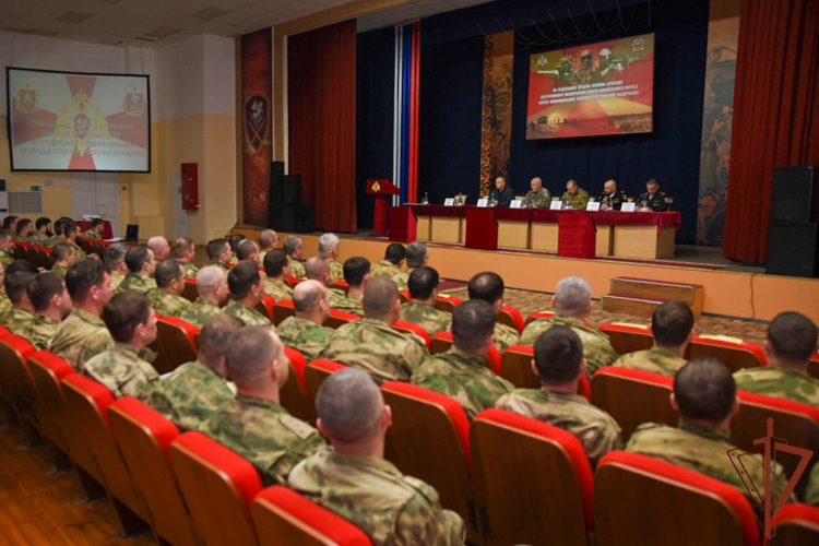 В грозненском соединении Росгвардии подведены итоги деятельности за 2023 год 