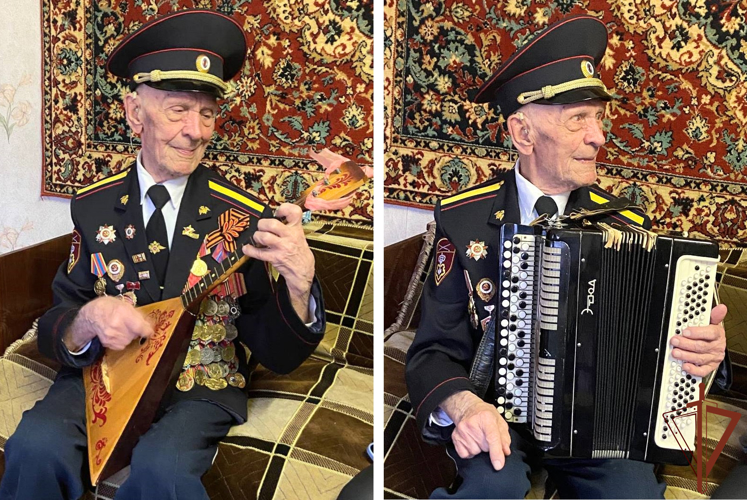 Росгвардейцы - участники акции «С Новым годом, ветеран!» навестили 98-летнего ветерана в Ростове-на-Дону