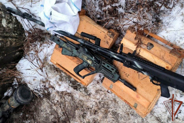 Росгвардейцы обнаружили схрон с оружием и боеприпасами  в ЛНР