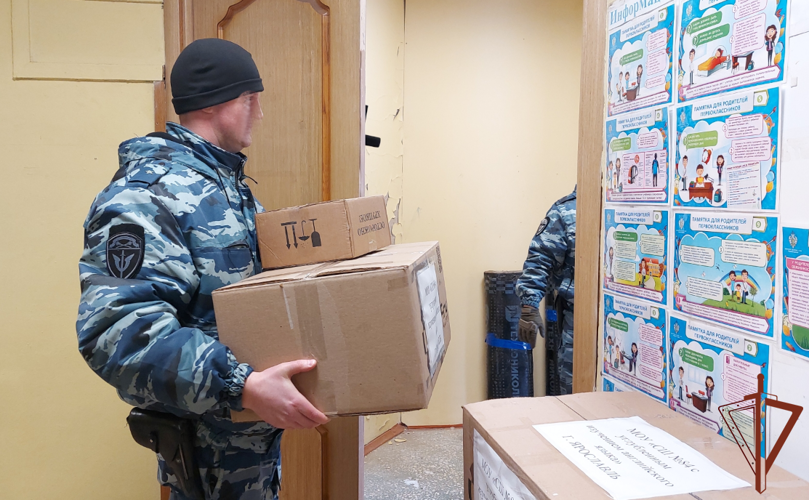 Концерт для участников СВО состоялся в подшефной школе Росгвардии в Ярославле