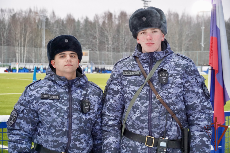 Росгвардейцы обеспечили безопасность футбольного матча в Санкт-Петербурге