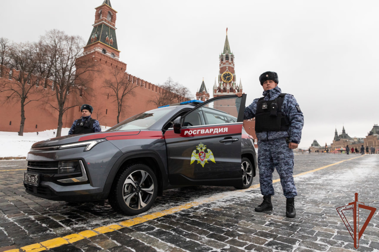 Росгвардейцы приняли участие в обеспечении безопасности новогодних мероприятий в центральной России