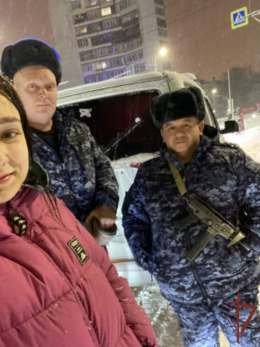 Жительница Йошкар-Олы поблагодарила росгвардейцев за помощь в трудной ситуации