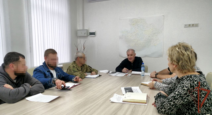 В Мелитополе представители Росгвардии обсудили вопросы патриотического воспитания