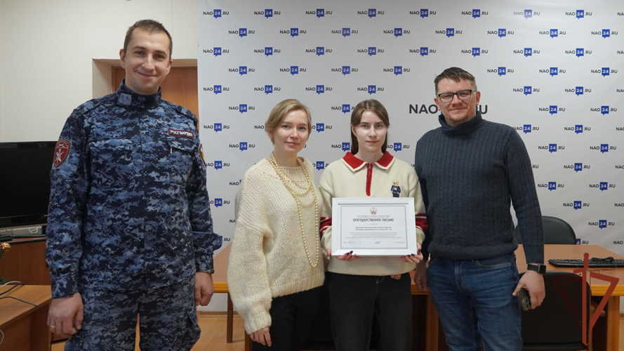 Росгвардейцы поздравили журналистов северо-западных регионов с Днем российской печати